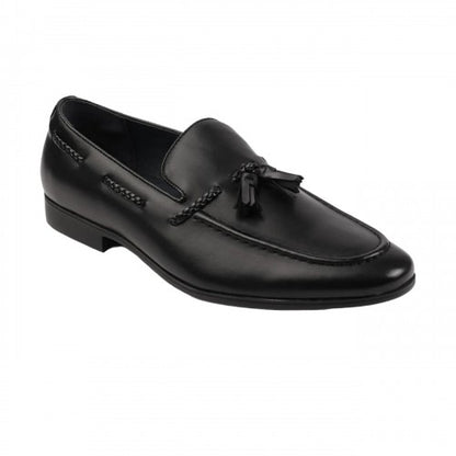 Front - Where´s That From Mens Bradley Braided Slip-on Loafers