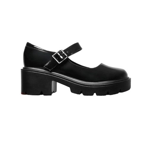 Front - Where´s That From Womens/Ladies Rylee Retro Platform Block Heel Mary Janes