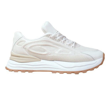 Front - Where´s That From Womens/Ladies Mars Lines Chunky Lace Up Trainers