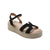 Front - Where´s That From Womens/Ladies London Nubuck Ankle Strap Flatform Sandals