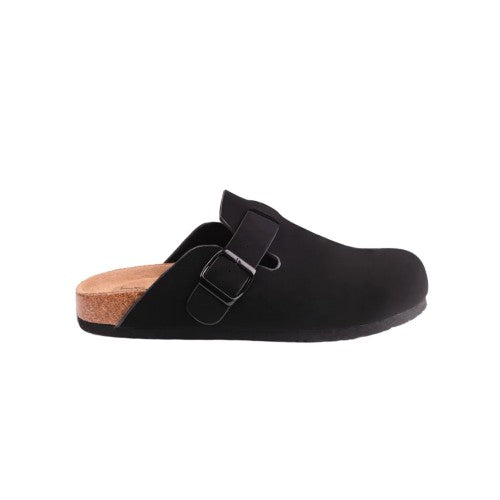 Front - Where´s That From Womens/Ladies Palm Nubuck Closed Toe Buckle Detail Flat Sandals