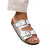 Front - Where´s That From Womens/Ladies Willow PU Double Strap Buckle Flat Sandals