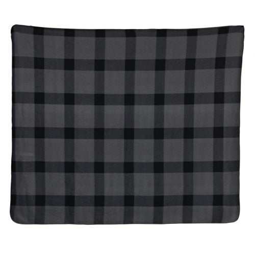 Front - XD Collection Fleece Plaid Blanket