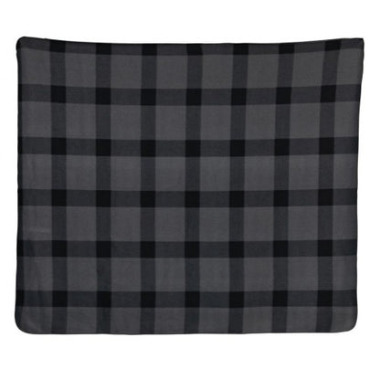 Front - XD Collection Fleece Plaid Blanket