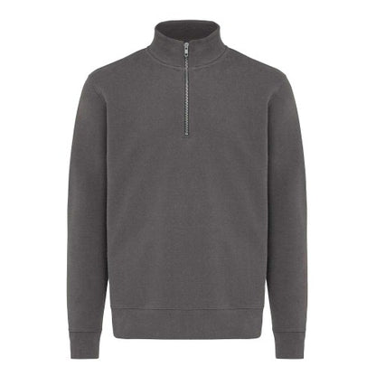Front - Iqoniq Unisex Adult Elgon Recycled Cotton Quarter Zip Sweater Top
