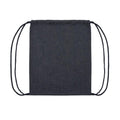 Front - XD Collection Impact AWARE Denim Recycled Drawstring Bag