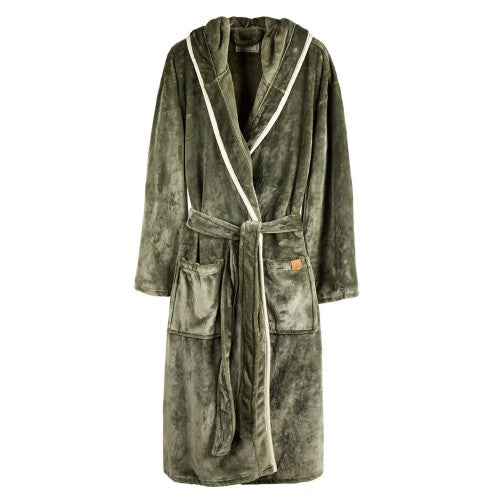 Front - Vinga Unisex Adult Louis Luxury Plush Dressing Gown