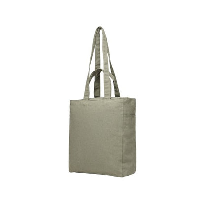 Front - Vinga Hilo Aware Recycled Canvas Zipped Tote Bag
