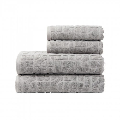 Front - Vinga Verso Organic Cotton Towel Set (Pack of 4)