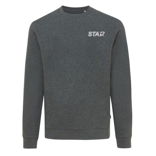 Front - Iqoniq Unisex Adult Denali Recycled Cotton Undyed Sweatshirt