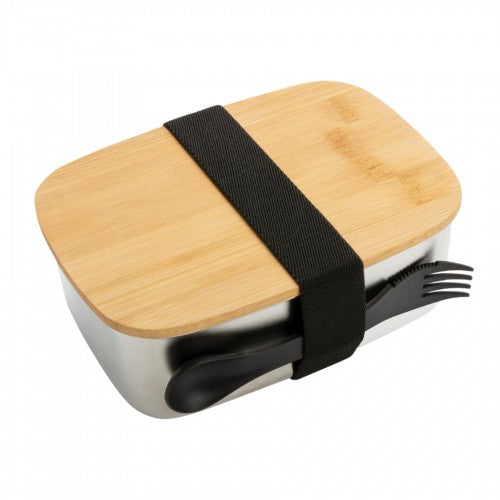 Front - XD Collection Bamboo Lunch Box