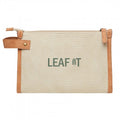 Front - Vinga Bosler Canvas Recycled Toiletry Bag