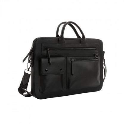 Front - Swiss Peak PU Recycled Laptop Bag