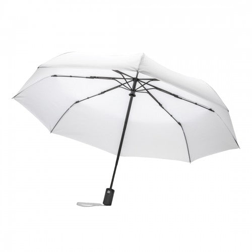Front - XD Collection Impact Aware RPET Automatic Folding Umbrella