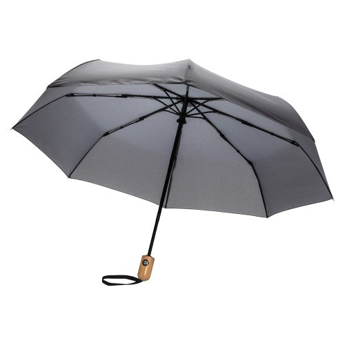 Front - XD Collection Impact Aware RPET Automatic Folding Umbrella