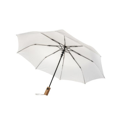 Front - XD Collection Kaycey Acacia Wood Aware Folding Umbrella