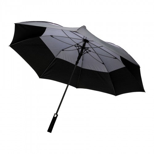 Front - XD Collection Impact Aware RPET Automatic Stormproof Stick Umbrella