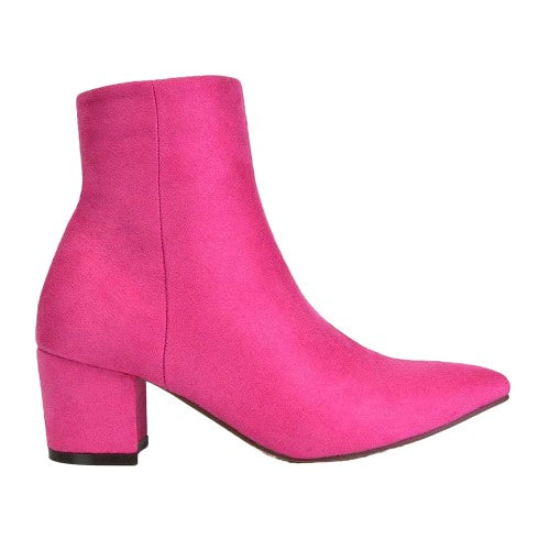 Front - XY London Womens/Ladies Ayda Pointed Ankle Boots