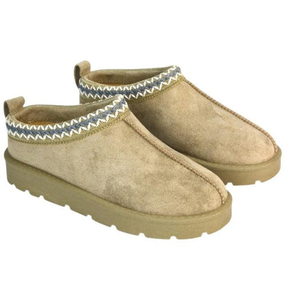 Front - XY London Womens/Ladies Vicky Aztec Flat Boots