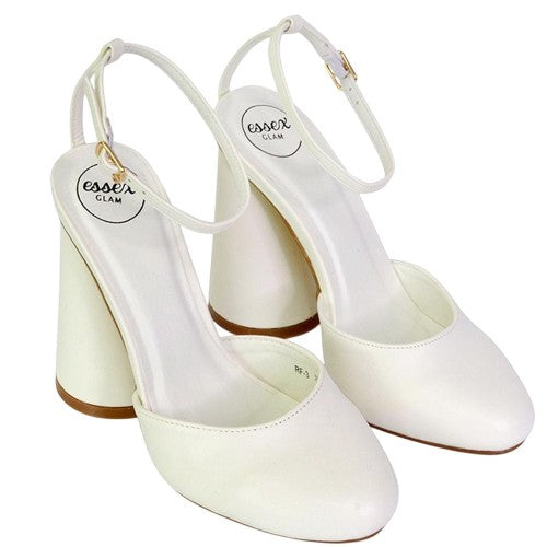 Front - XY London Womens/Ladies Ekin Cylinder High Heels