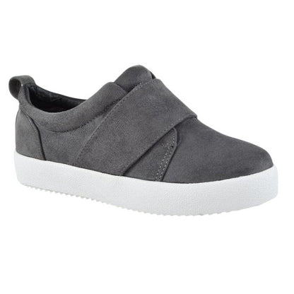 Front - XY London Womens/Ladies Rebecca Faux Suede Chunky Sole Trainers