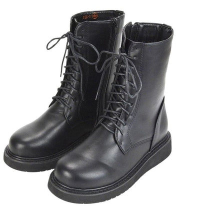 Front - XY London Womens/Ladies Lizzo Chunky Sole Side Zip Flatform Ankle Boots