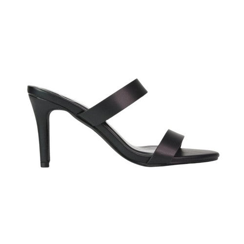 Front - XY London Womens/Ladies Wolf Double Strap Mule Sandals