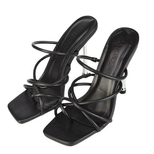 Front - XY London Womens/Ladies Raelynn Strappy High Heels