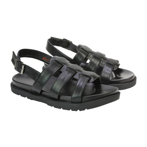 Front - XY London Womens/Ladies Strappy Platform Sandals