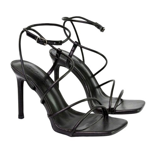 Front - XY London Womens/Ladies Flynn Strappy Stiletto Heel High Heels
