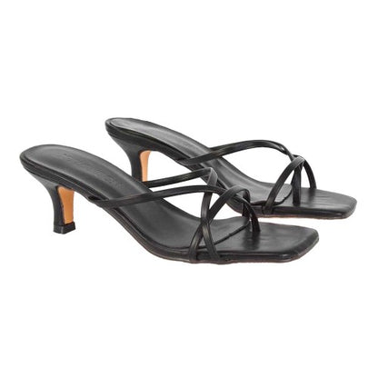 Front - XY London Womens/Ladies Dream Kitten Heel Mules