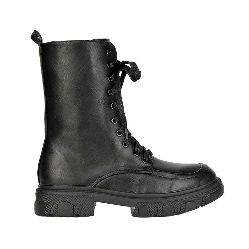 Front - XY London Womens/Ladies Myra Biker Boots