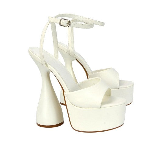 Front - XY London Womens/Ladies Acacia Cylinder Block Heel High Heels