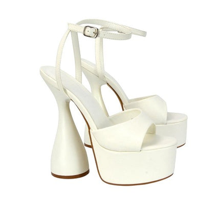 Front - XY London Womens/Ladies Acacia Cylinder Block Heel High Heels