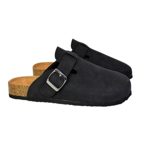 Front - XY London Womens/Ladies Lucy Cork Slip-on Flat Mules