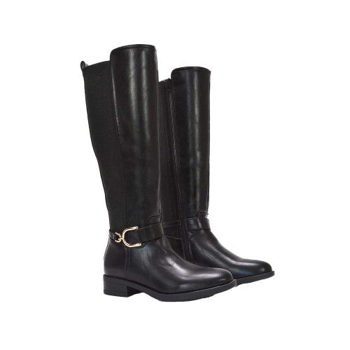 Front - XY London Womens/Ladies Tracey Low Heel Mid Calf Boots