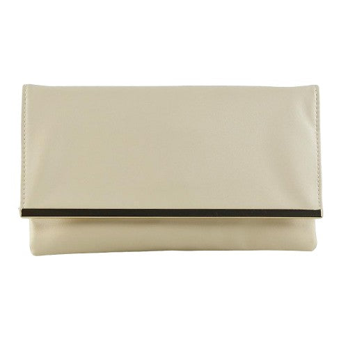 Front - XY London Billie Evening Chain Strap Clutch Bag