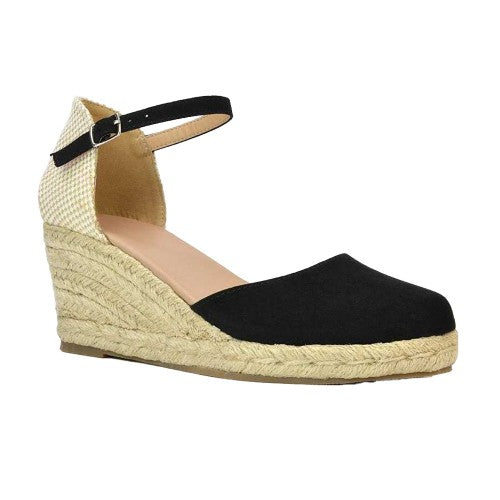 Front - XY London Womens/Ladies Rocky Closed Toe Mid Heel Sandals