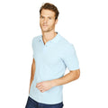 Light Blue - Back - Absolute Apparel Mens Pioneer Polo