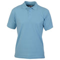 Light Blue - Front - Absolute Apparel Mens Precision Polo