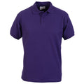 Purple - Front - Absolute Apparel Mens Precision Polo