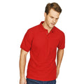 Red - Back - Absolute Apparel Mens Precision Polo
