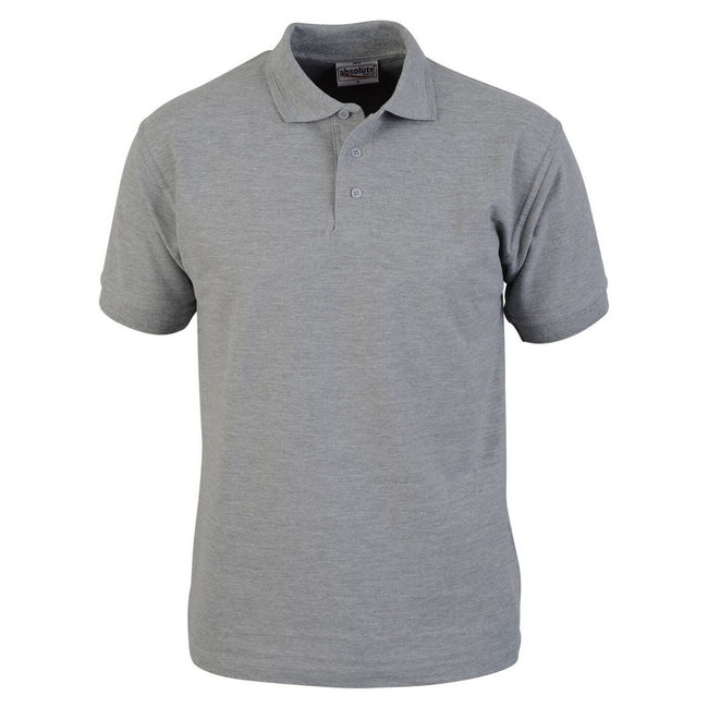 Sport Grey - Front - Absolute Apparel Mens Precision Polo