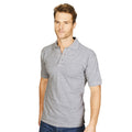 Sport Grey - Back - Absolute Apparel Mens Precision Polo