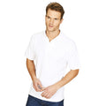 White - Back - Absolute Apparel Mens Precision Polo Shirt