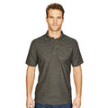 Charcoal - Back - Absolute Apparel Mens Precision Polo Shirt