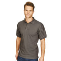 Convoy Grey - Back - Absolute Apparel Mens Precision Polo