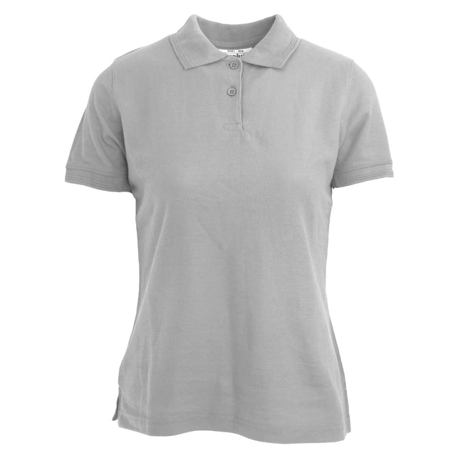 Sport Grey - Front - Absolute Apparel Womens-Ladies Diva Polo