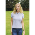 Sport Grey - Back - Absolute Apparel Womens-Ladies Diva Polo