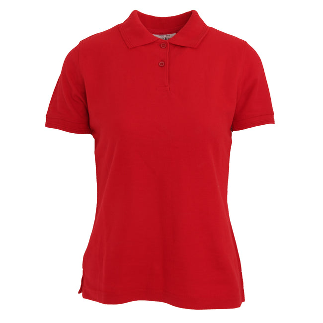 Red - Front - Absolute Apparel Womens-Ladies Diva Polo